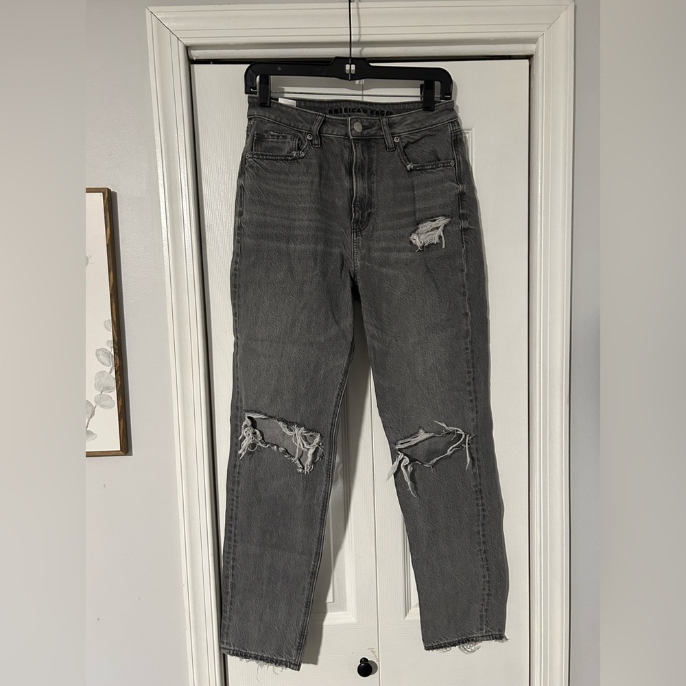 American Eagle Outfitters Distressed Black Jeans